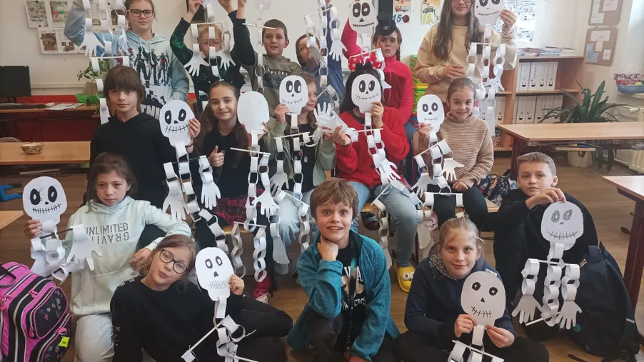 4.B na výletě a při halloweenském veselí